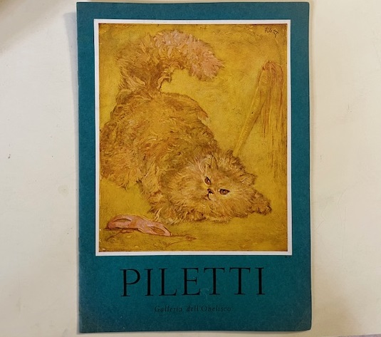 Antero Piletti. Galleria dell'Obelisco, Roma, 1954 (pieghevole)